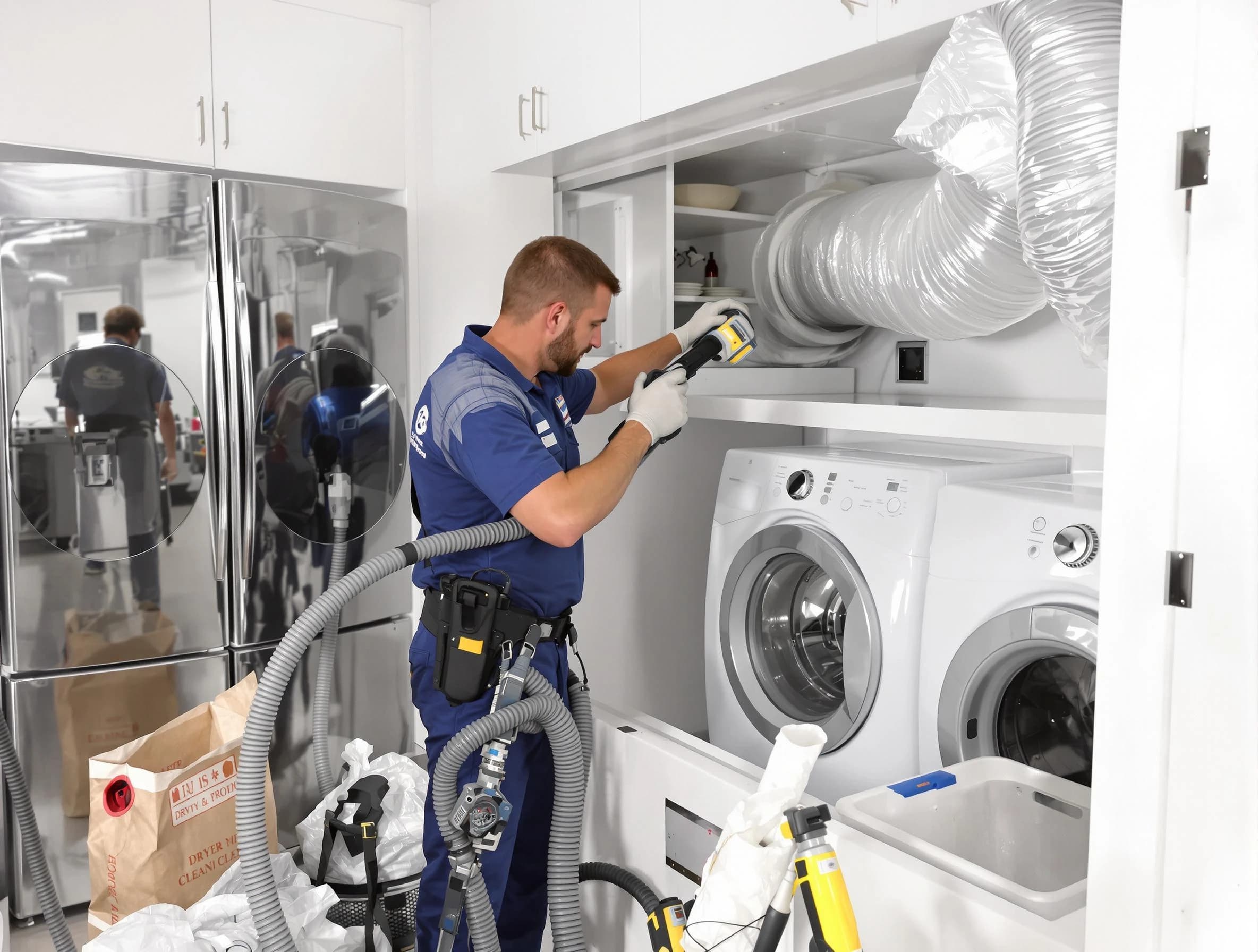 Professional duct cleaning by Johnstown Dryer Vent Cleaning in Johnstown
