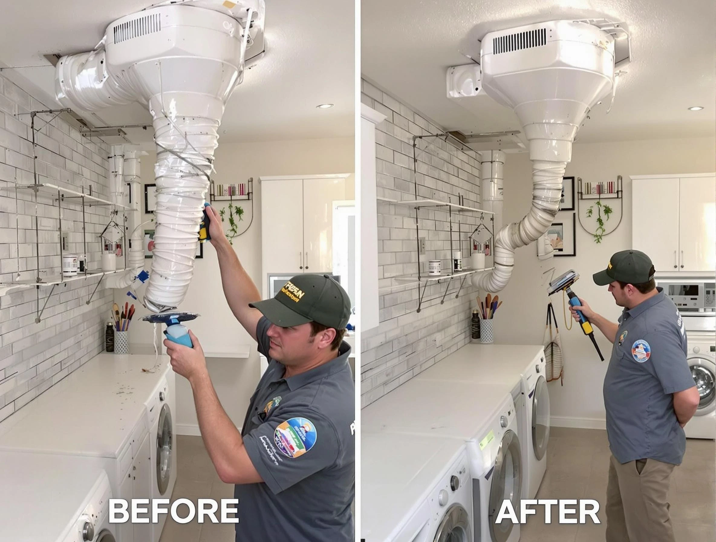 Professional dryer exhaust vent cleaning by Johnstown Dryer Vent Cleaning in Johnstown