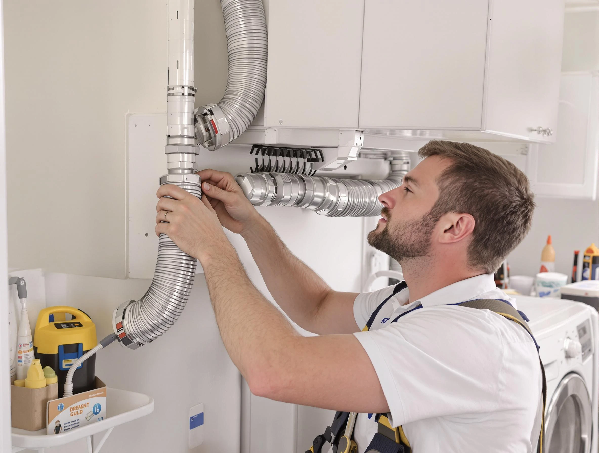 Professional dryer vent repair and installation by Johnstown Dryer Vent Cleaning in Johnstown